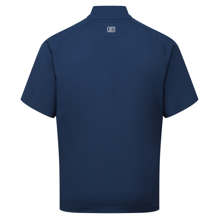 FootJoy Zephyr Short Sleeve Golf Wind Shirt - Navy