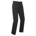 FootJoy ARCUS men's waterproof golf trousers in black, front view showing side zip detailing.