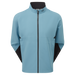 FootJoy HydroLite X Waterproof Golf Jacket in storm and black showing full zipper