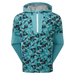 FootJoy HydroLite X Waterproof Golf Hoodie in all over storm camo with white zip