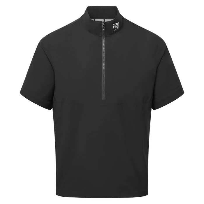 front of black FootJoy Hydrolite X Golf Rain Shirt without its sleeves
