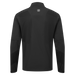 back of black FootJoy Hydrolite X Golf Rain Shirt with sleeves