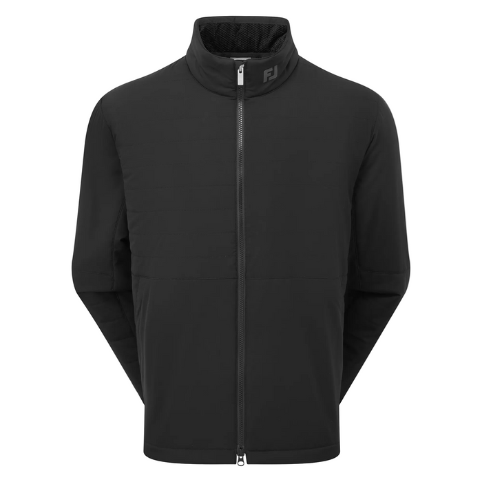 FootJoy ThermoSeries Insulated Men's Jacket in black showing full zip