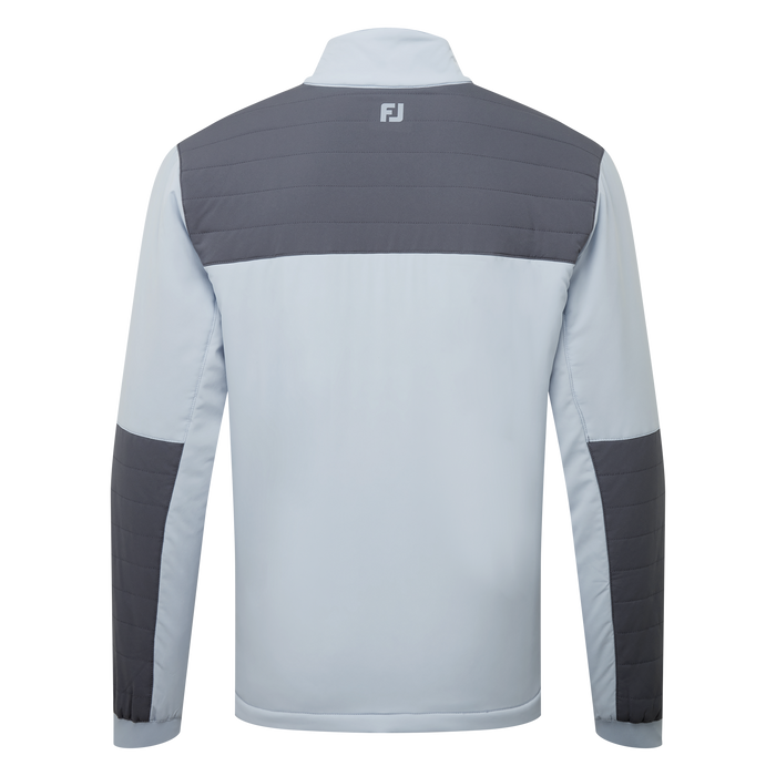 back of the  FootJoy ThermoSeries Insulated Men's Jacketin grey and charcoal