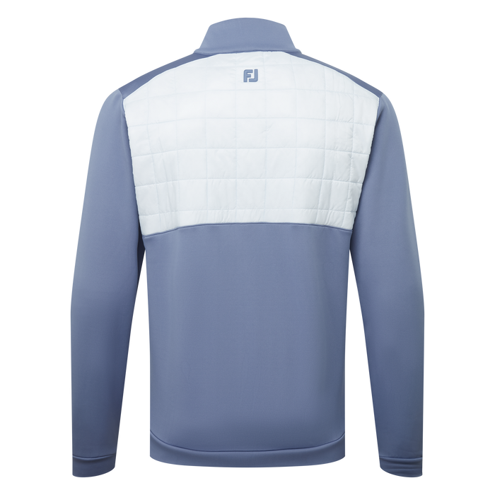 FootJoy ThermoSeries Lightweight Insulated Jacket from the back in light blue