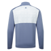 FootJoy ThermoSeries Lightweight Insulated Jacket from the back in light blue