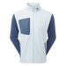  FootJoy ThermoSeries Hybrid Men's Golf Jacket in midnight mist, showing zip chest pocket