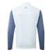 back view of the in FootJoy ThermoSeries Hybrid Men's Golf Jacket midnight mist