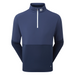 front of the FootJoy ThermoSeries Hybrid Men's Golf Midlayer with white zip