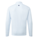 back of a FootJoy ThermoSeries Texture Golf Midlayer in mist blue