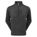 front of the FootJoy ThermoSeries Space Dye Golf Midlayer in black