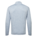 back of the FootJoy ThermoSeries Space Dye Golf Midlayer in grey