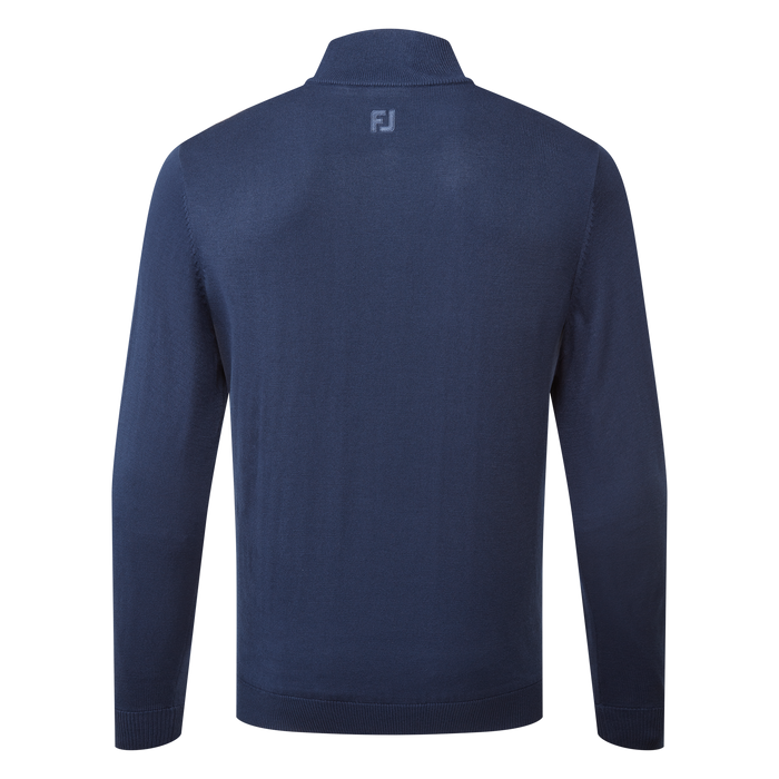 back of the FootJoy drirelease Half Zip Lined Men's Golf Sweater