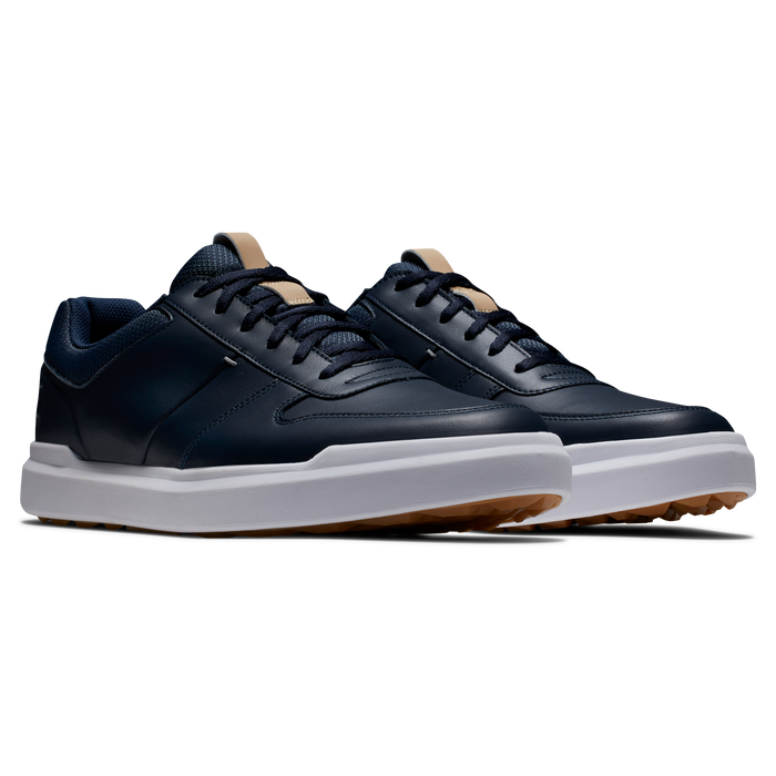 FootJoy Contour Casual Men's Spikeless Golf Shoes - Navy/White