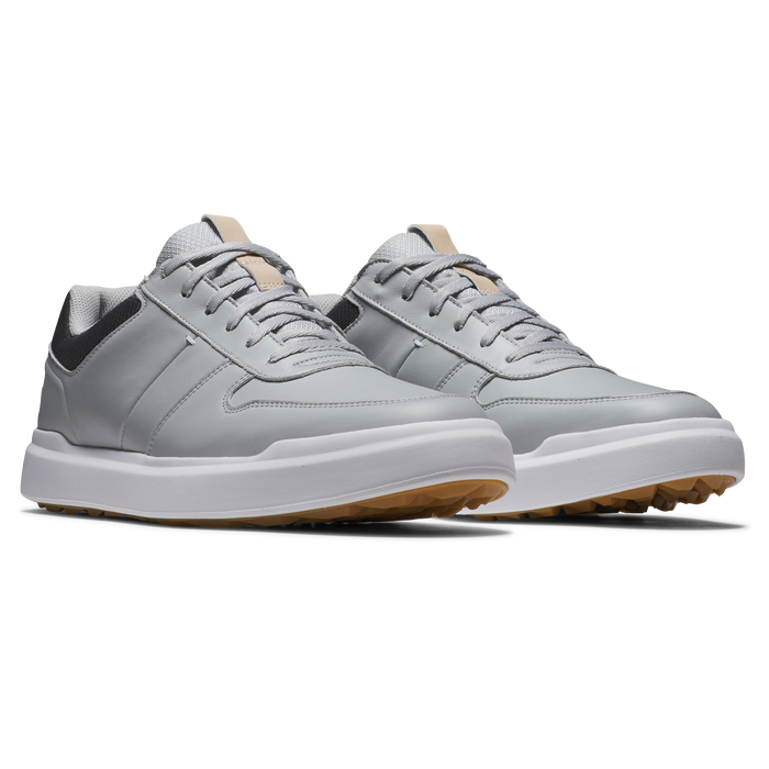 FootJoy Contour Casual Men's Spikeless Golf Shoes 54380 - Grey/Grey/White