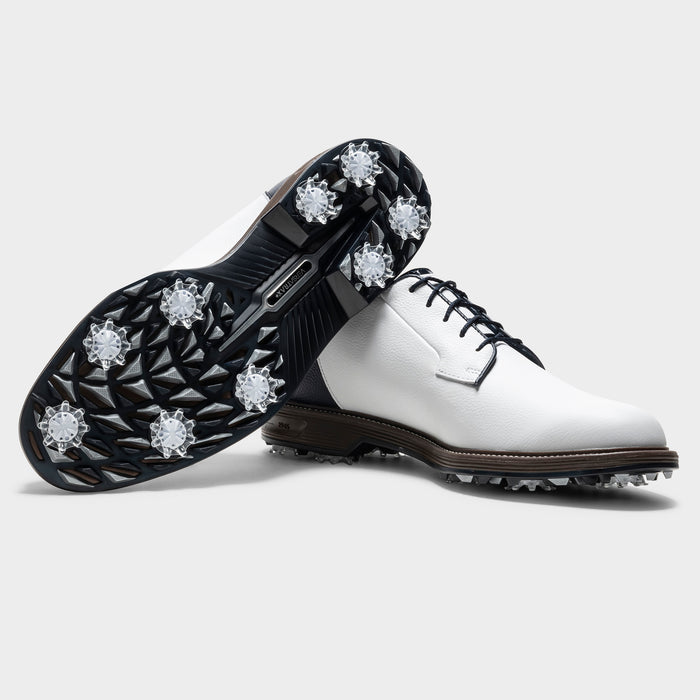 FootJoy Premiere Series Field Men's Golf Shoes - White/Navy/Chestnut