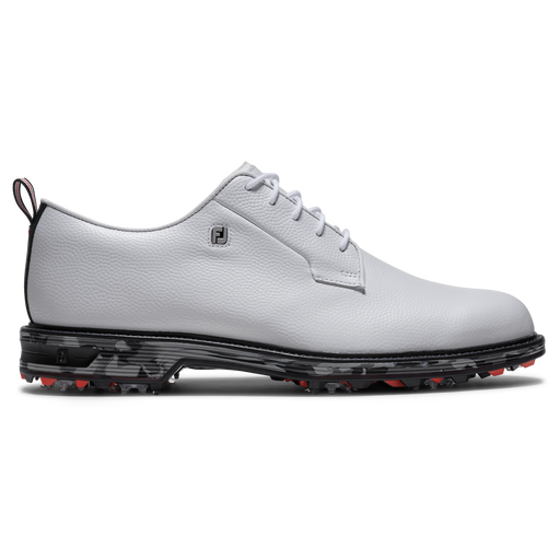 FootJoy Premiere Series Field Golf Shoes White/Black/Red with Camo Effect on sole