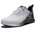 FootJoy Fuel Golf Shoes - White/Grey/Black Side hero view