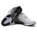 FootJoy Fuel Golf Shoes - White/Grey/Black - pair view of top and bottom of shoes