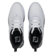 FootJoy Fuel Golf Shoes - White/Grey/Black - view from above