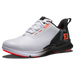 FootJoy Fuel Spikeless Golf Shoes - White/Black/Coral