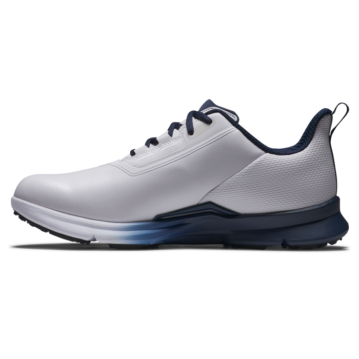 FootJoy Fuel Spikeless Golf Shoes - White/Blue/Navy