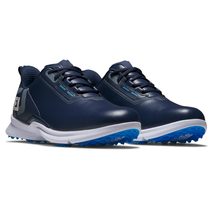 FootJoy Fuel Spikeless Golf Shoes - Navy/White/Blue