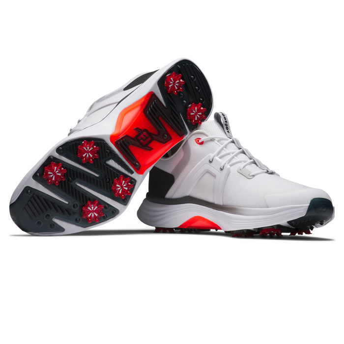 FootJoy HyperFlex Golf Shoes - White/Black/Red