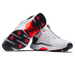 FootJoy HyperFlex Golf Shoes - white black red pair top and bottom view