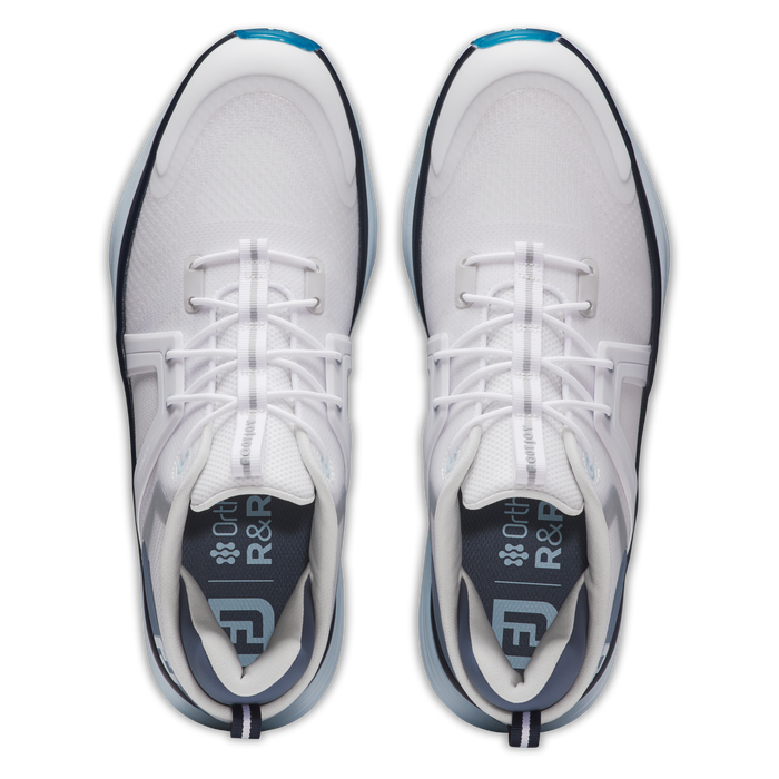 FootJoy HyperFlex Golf Shoes - White/Slate/Blue