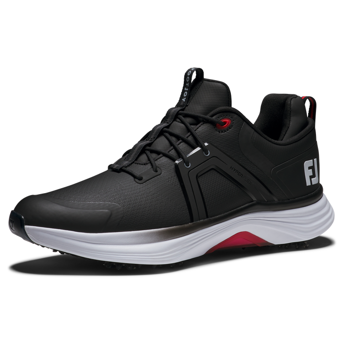 FootJoy HyperFlex Golf Shoes - Black/White/Red