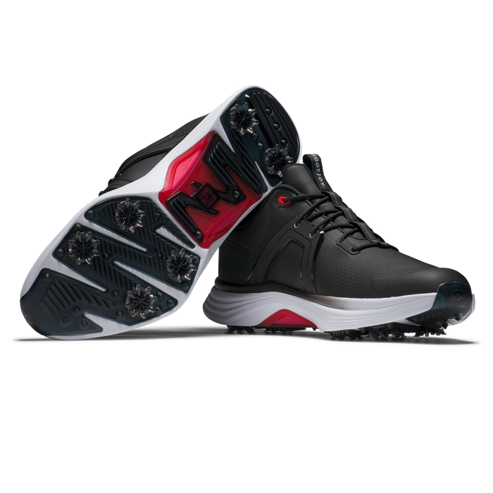 FootJoy HyperFlex Golf Shoes - Black/White/Red