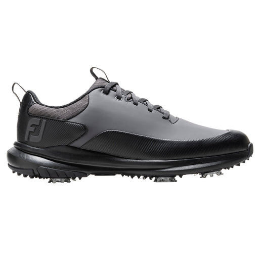 FootJoy Tour Rival Men's Golf Shoes - Charcoal/Grey/Black right foot
