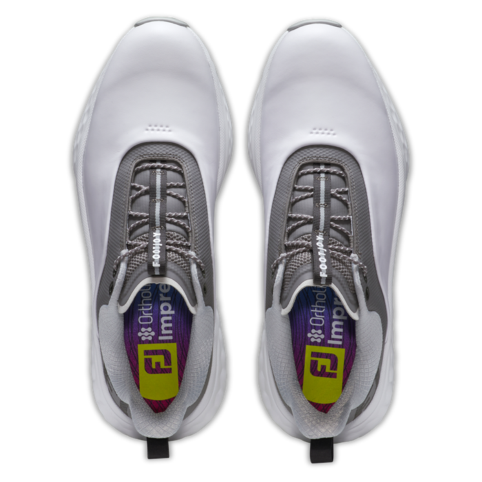 FootJoy Quantum Mens Golf Shoes - White/Grey/Silver