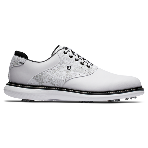 FootJoy Traditions Mens Golf Shoes - Limited Edition White/Snake Skin