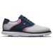 FootJoy Traditions Mens Golf Shoes - White/Navy/Pink