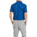 FootJoy Thistle Print Lisle Golf Polo Shirt - Deep Blue