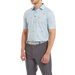 FootJoy Thistle Print Lisle Golf Polo Shirt - Mist