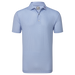 FootJoy Octagon Print Lisle Golf Polo Shirt - Mist