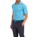 FootJoy Tweed Texture Pique Golf Shirt - Blue Sky