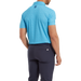 FootJoy Tweed Texture Pique Golf Shirt - Blue Sky
