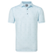 FootJoy The 19th Hole Print Lisle Golf Polo Shirt - Mist