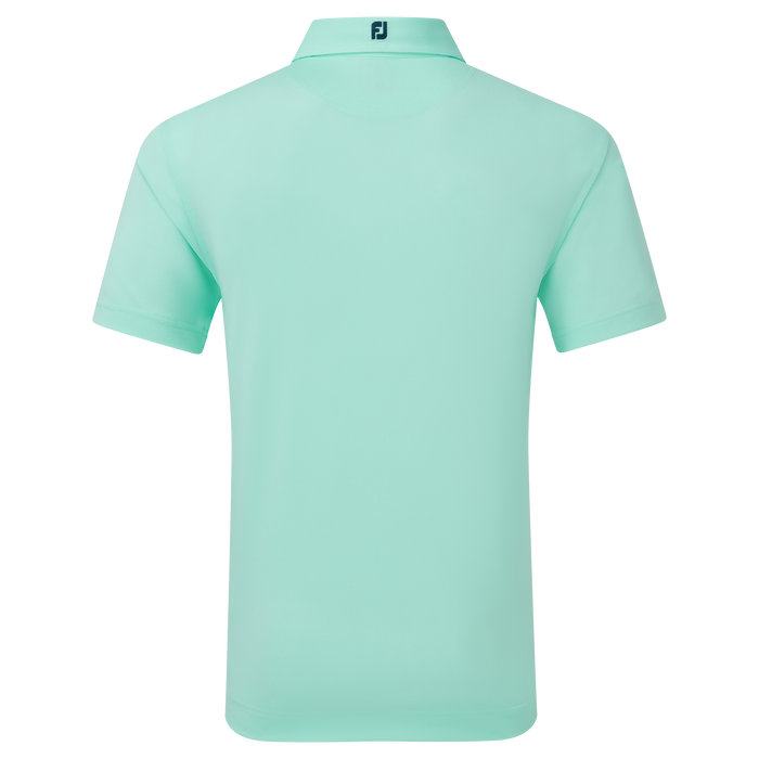 FootJoy Stretch Pique Solid Golf Shirt - Sea Glass