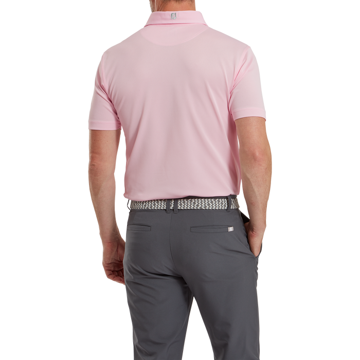 FootJoy Stretch Pique Solid Golf Shirt - Light Pink