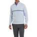 FootJoy Inset Stripe Chill-Out Golf Pullover - Mist