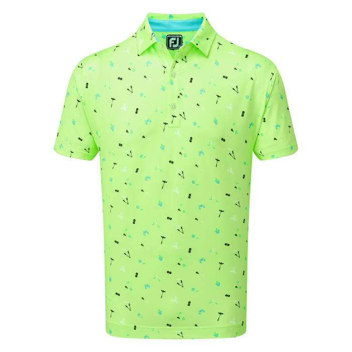 Lime green golf sales polo
