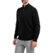 FJ Wool Blend 1/2 Zip Lined Pullover Colour - Black