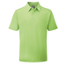 FootJoy Stretch Solid Pique Plain Golf Shirt - Lime Green
