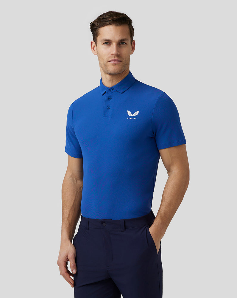 Castore Essential Golf Polo Shirt Royal Blue Pin High Golf castore-essential-golf-polo-shirt-royal-blue-pin-high-golf