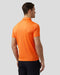 Castore Engineered Knit Golf Polo Shirt - Deep Orange